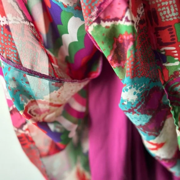 ANTHROPOLOGIE MAEVE Terana Maxi Dress | Size 0 | Boho Print | Halter Neck - Picture 13 of 14